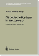 Die deutsche Postbank im Wettbewerb
