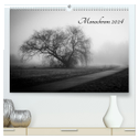 Monochrom 2024 (hochwertiger Premium Wandkalender 2024 DIN A2 quer), Kunstdruck in Hochglanz