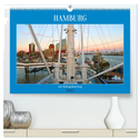 Hamburg mit Hafengeburtstag (hochwertiger Premium Wandkalender 2025 DIN A2 quer), Kunstdruck in Hochglanz