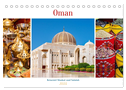 Oman - Reiseziel Maskat und Salalah (Tischkalender 2024 DIN A5 quer), CALVENDO Monatskalender
