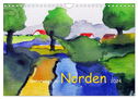 Unterwegs im Norden 2024 (Wandkalender 2024 DIN A4 quer), CALVENDO Monatskalender