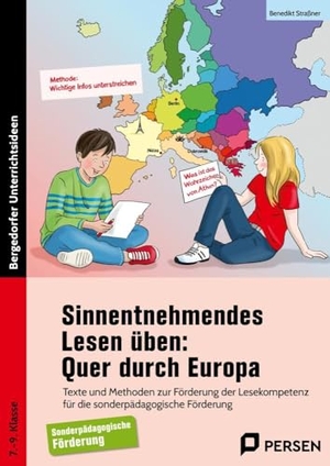 Straßner, Benedikt. Sinnentnehmendes Lesen üben: Quer durch Europa - Texte und Methoden zur Förderung der Lesekompe tenz für die sonderpädagogische Förderung (7. bis 9. Klasse). Persen Verlag i.d. AAP, 2024.