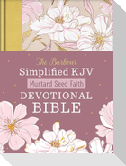 Mustard Seed Faith Devotional Bible--Barbour Skjv [Mustard Yellow Bouquets]