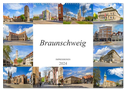 Braunschweig Impressionen (Wandkalender 2024 DIN A2 quer), CALVENDO Monatskalender