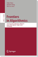 Frontiers in Algorithmics