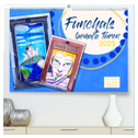 Funchals bemalte Türe (hochwertiger Premium Wandkalender 2025 DIN A2 quer), Kunstdruck in Hochglanz