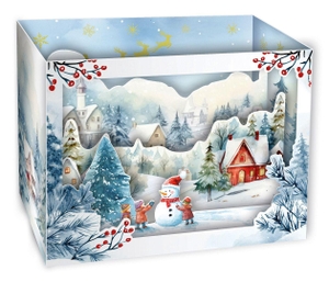 Weihnachtskarte Pop-Up - Winterfreude im Schnee. Kaufmann Ernst Vlg GmbH, 2026.