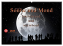 Sonne und Mond - faszinierend und anziehend (Wandkalender 2024 DIN A2 quer), CALVENDO Monatskalender