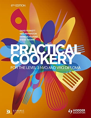 Rippington, Neil / Paskins, Patricia et al. Practical Cookery for the Level 3 NVQ and VRQ Diploma, 6th edition. Hachette Learning, 2014.