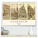 Hildesheim - Historische Ansichten (hochwertiger Premium Wandkalender 2024 DIN A2 quer), Kunstdruck in Hochglanz