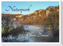 Naturpark Obere Donau (Tischkalender 2024 DIN A5 quer), CALVENDO Monatskalender