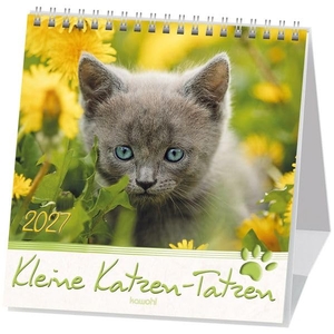Kleine Katzen-Tatzen 2027 - Postkarten-Kalender. Kawohl Verlag GmbH, 2026.
