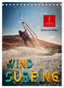 Windsurfing - Wind und Wellen (Tischkalender 2024 DIN A5 hoch), CALVENDO Monatskalender