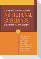 Achieving and Sustaining Excellence
