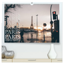 Paris - einzigartige Augenblicke (hochwertiger Premium Wandkalender 2024 DIN A2 quer), Kunstdruck in Hochglanz