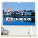 Regensburg - Bayern (hochwertiger Premium Wandkalender 2024 DIN A2 quer), Kunstdruck in Hochglanz