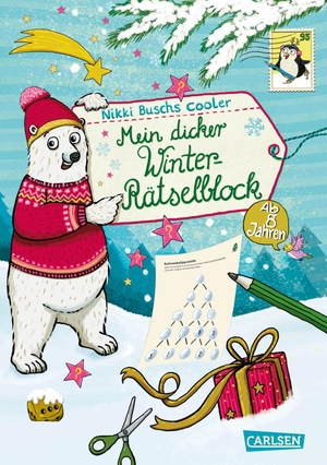 Busch, Nikki. Mein dicker Winter-Rätselblock - Ab 8 Jahren | Spannende Rätsel, Quiz, Witze, Labyrinthe und Malen für Mädchen und Jungen. Carlsen Verlag GmbH, 2026.