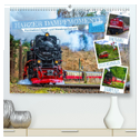 Harzer Dampfmomente (hochwertiger Premium Wandkalender 2025 DIN A2 quer), Kunstdruck in Hochglanz