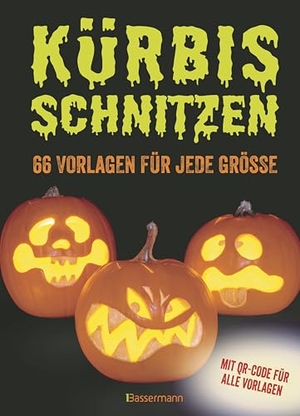Pautner, Norbert. Kürbis schnitzen - 66 Vorlagen für jede Größe, mit QR-Code - 66 Anleitungen und Vorlagen für gruselige oder lustige Halloween-Gesichter. Bassermann, Edition, 2026.