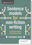 Sentence models for non-fiction writing