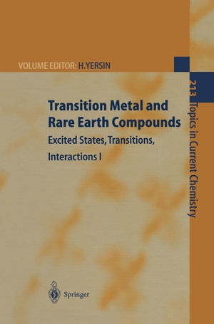 Yersin, Hartmut (Hrsg.). Transition Metal and Rare Earth Compounds - Excited States, Transitions, Interactions I. Springer Berlin Heidelberg, 2012.