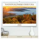 Nationalparks der USA (hochwertiger Premium Wandkalender 2024 DIN A2 quer), Kunstdruck in Hochglanz