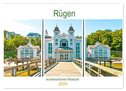 Rügen - wunderschönes Reiseziel (Wandkalender 2024 DIN A2 quer), CALVENDO Monatskalender