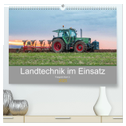 Landtechnik im Einsatz (hochwertiger Premium Wandkalender 2025 DIN A2 quer), Kunstdruck in Hochglanz