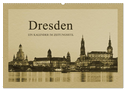 Dresden - Ein Kalender im Zeitungsstil (Wandkalender 2025 DIN A2 quer), CALVENDO Monatskalender