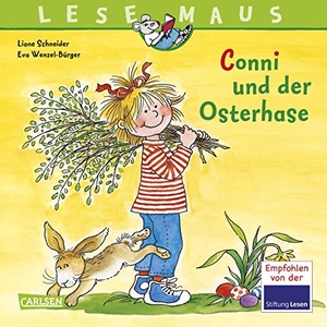 Schneider, Liane. LESEMAUS 77: Conni und der Osterhase - Bilderbuchgeschichte mit zwei tollen Conni-Osterpostkarten für Kinder ab 3. Carlsen Verlag GmbH, 2017.