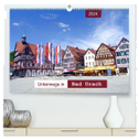 Unterwegs in Bad Urach (hochwertiger Premium Wandkalender 2024 DIN A2 quer), Kunstdruck in Hochglanz