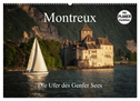 Montreux - Die Ufer des Genfer Sees (Wandkalender 2024 DIN A2 quer), CALVENDO Monatskalender