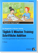 Täglich 5 Minuten Training: Schriftliche Addition