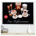 Feine Kaffeevariationen (hochwertiger Premium Wandkalender 2024 DIN A2 quer), Kunstdruck in Hochglanz