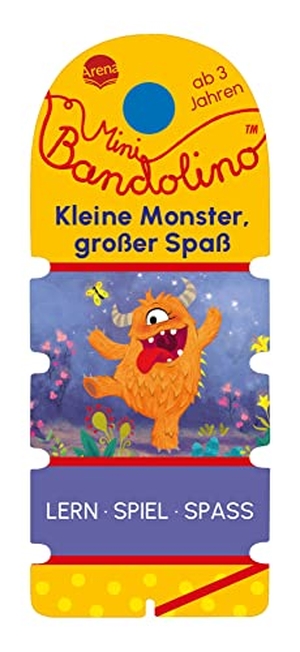 Müller, Bärbel. Mini Bandolino. Kleine Monster, großer Spaß - Lernspiel mit Lösungskontrolle für Kinder ab 3 Jahren. Arena Verlag GmbH, 2023.