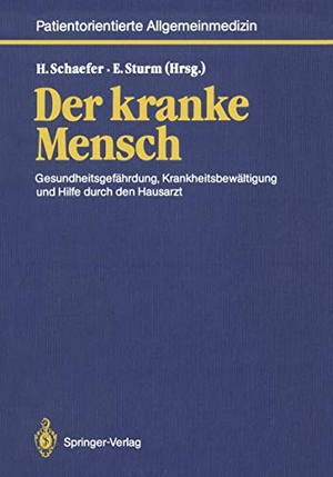 Sturm, Eckart / Hans Schaefer (Hrsg.). Der kranke Mensch - Gesundheitsgefährdung, Krankheitsbewältigung und Hilfe durch den Hausarzt. Springer Berlin Heidelberg, 1986.