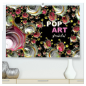 POP ART fraktal (hochwertiger Premium Wandkalender 2025 DIN A2 quer), Kunstdruck in Hochglanz