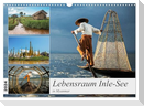 Lebensraum Inle-See in Myanmar (Wandkalender 2024 DIN A3 quer), CALVENDO Monatskalender