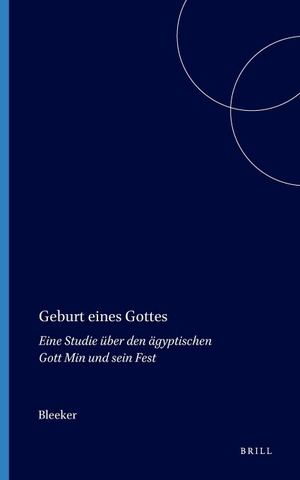 Bleeker. Geburt eines Gottes. Brill, 1956.