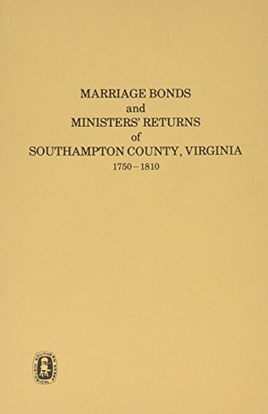 Knorr. Southampton County Marriages, 1750-1810. Southern Historical Press, 2022.