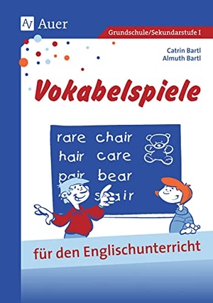 Bartl, Almuth. Vokabelspiele für den Englischunterricht in der Grund- und Hauptschule - Für den Unterricht in der Grund- und Hauptschule (1. bis 9. Klasse). Auer Verlag i.d.AAP LW, 2011.