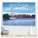 Stockholm an Mittsommer (hochwertiger Premium Wandkalender 2025 DIN A2 quer), Kunstdruck in Hochglanz
