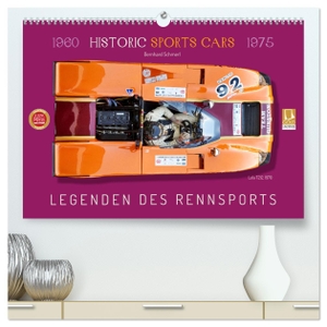 Schmerl, Bernhard. Legenden des Rennsports Historic Sports Cars 1960-1975 (hochwertiger Premium Wandkalender 2024 DIN A2 quer), Kunstdruck in Hochglanz - Historische Rennwagen der 60iger und 70iger Jahre. Calvendo, 2023.