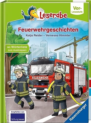 Reider, Katja. Leserabe - Vor-Lesestufe - Feuerwehrgeschichten. Ravensburger Verlag, 2023.