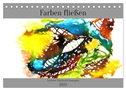Farben fließen (Tischkalender 2025 DIN A5 quer), CALVENDO Monatskalender