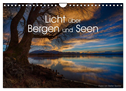 Licht über Bergen und Seen (Wandkalender 2024 DIN A4 quer), CALVENDO Monatskalender