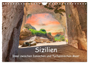 Sizilien - Insel zwischen Ionischen und Tyrhennischen Meer (Wandkalender 2024 DIN A4 quer), CALVENDO Monatskalender