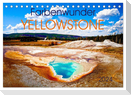 Farbenwunder Yellowstone (Tischkalender 2024 DIN A5 quer), CALVENDO Monatskalender
