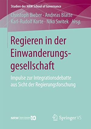 Bieber, Christoph / Niko Switek et al (Hrsg.). Regieren in der Einwanderungsgesellschaft - Impulse zur Integrationsdebatte aus Sicht der Regierungsforschung. Springer Fachmedien Wiesbaden, 2016.