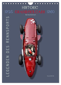 Legenden des Rennsports, Historic Grand Prix Cars 1925-1960 (Wandkalender 2024 DIN A4 hoch), CALVENDO Monatskalender